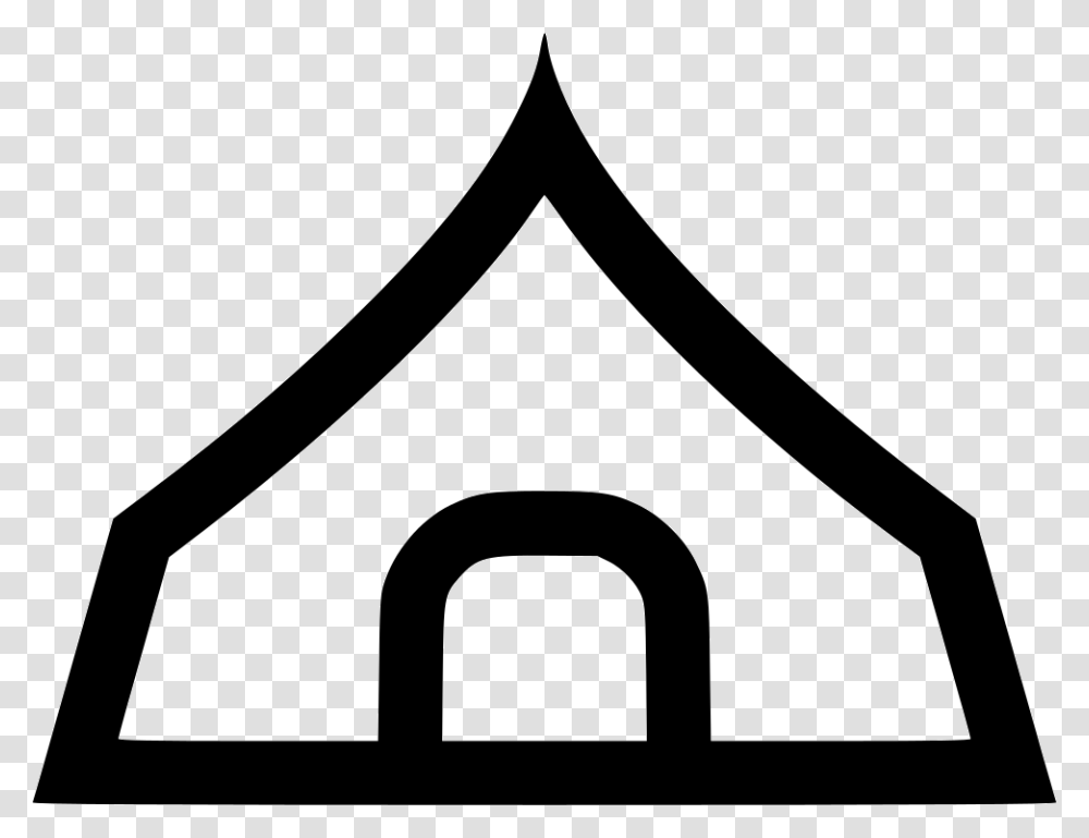 Tent Camping House Outdoor Outside, Axe, Tool, Triangle, Stencil Transparent Png