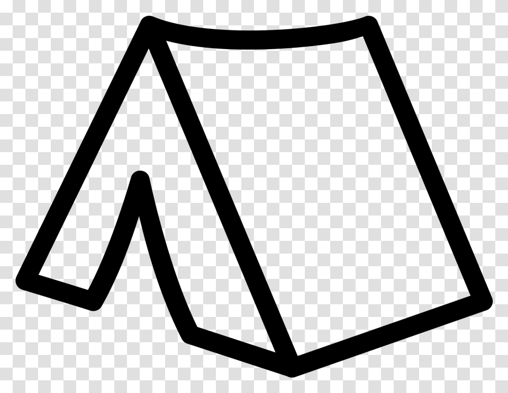 Tent Clipart Outline Black And White Tent, Gray, World Of Warcraft Transparent Png