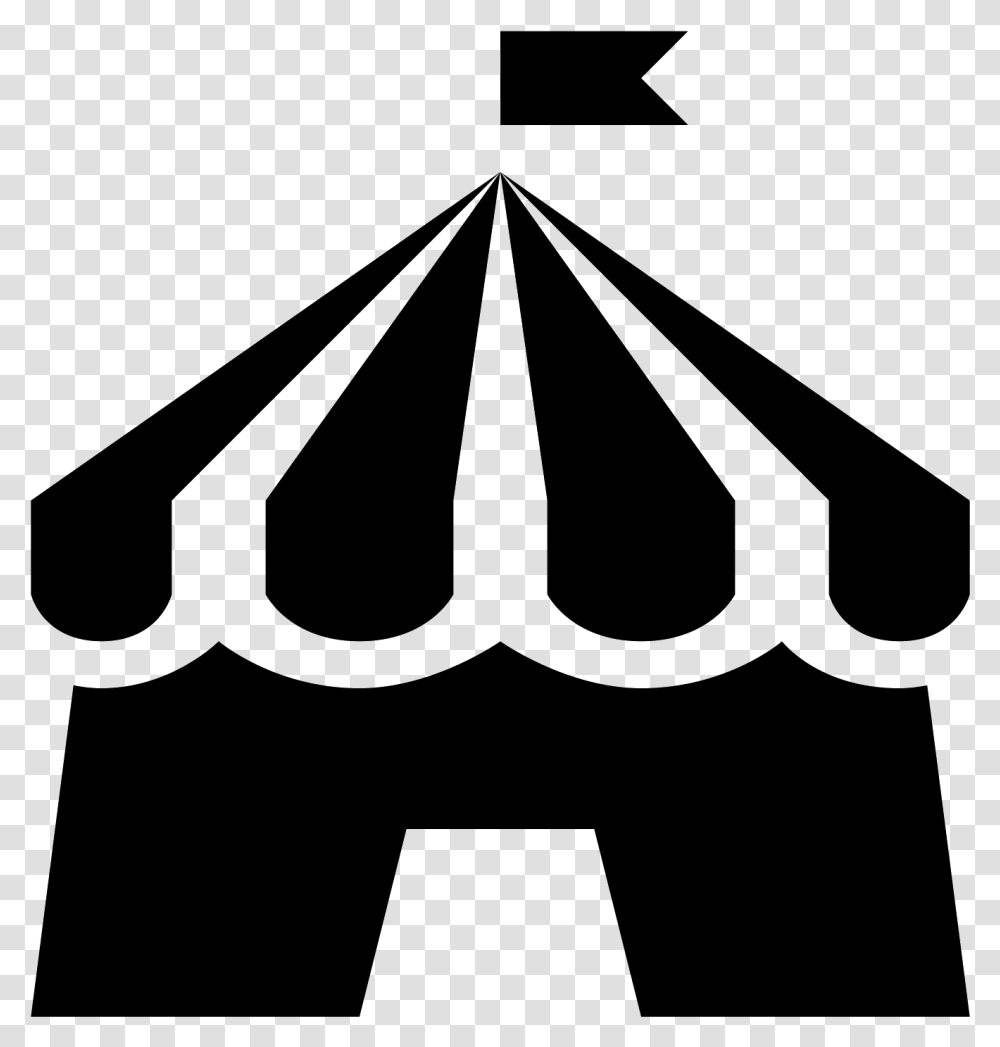 Tent Icon Vector Vector Circus Tent Icon, Gray, World Of Warcraft Transparent Png