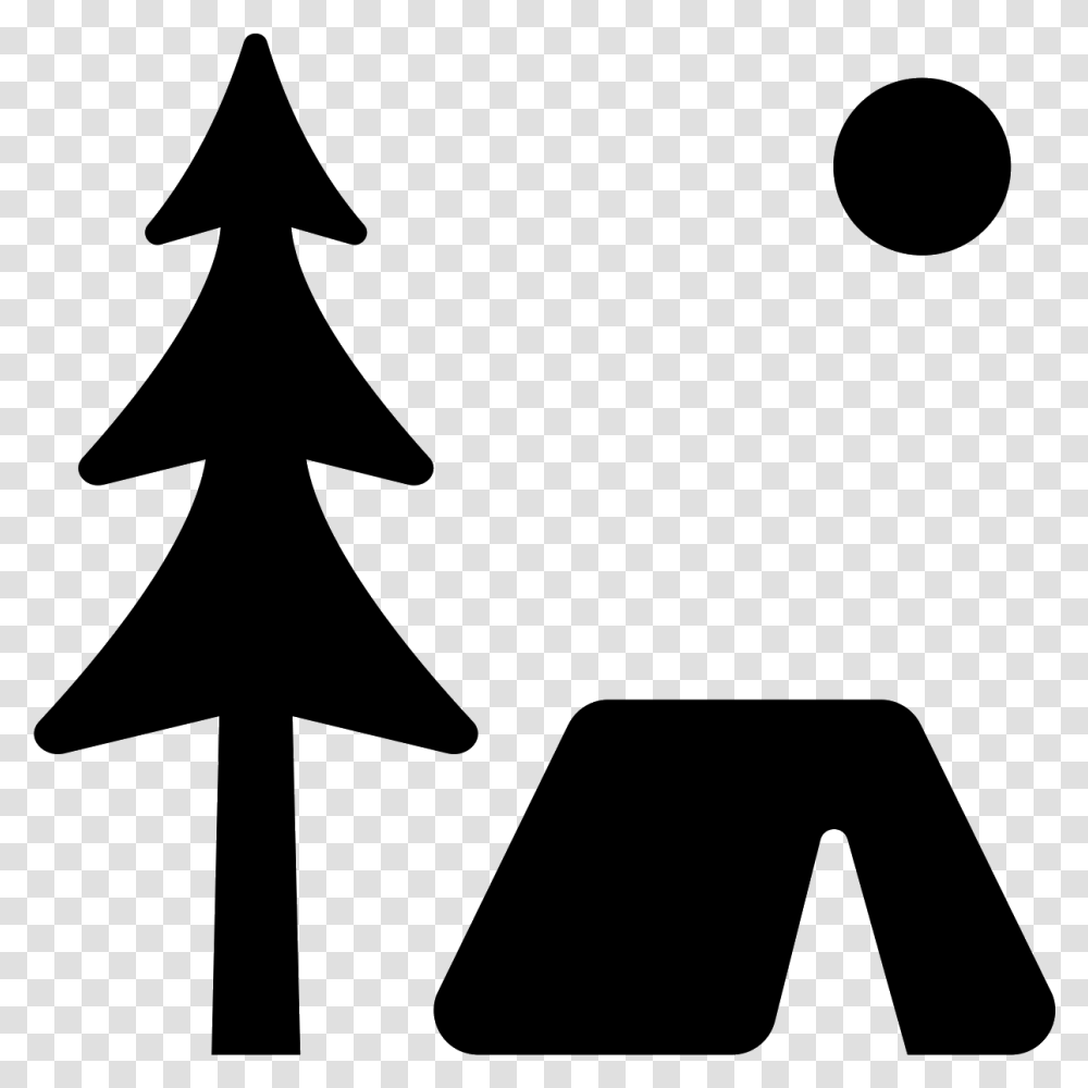 Tent In The Forest Icon Christmas Tree, Gray, World Of Warcraft Transparent Png