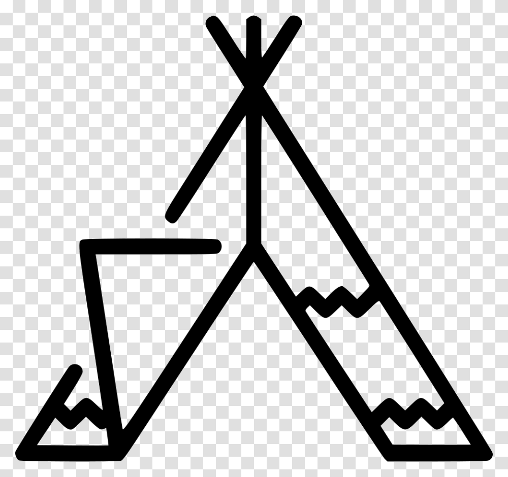 Tent Tribal Tribal Icon, Triangle, Arrow, Arrowhead Transparent Png
