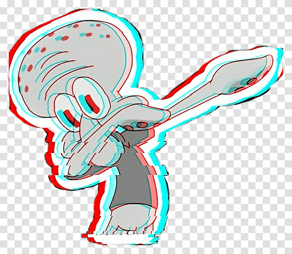Tentacles Dabbing Squidward Background, Cupid Transparent Png