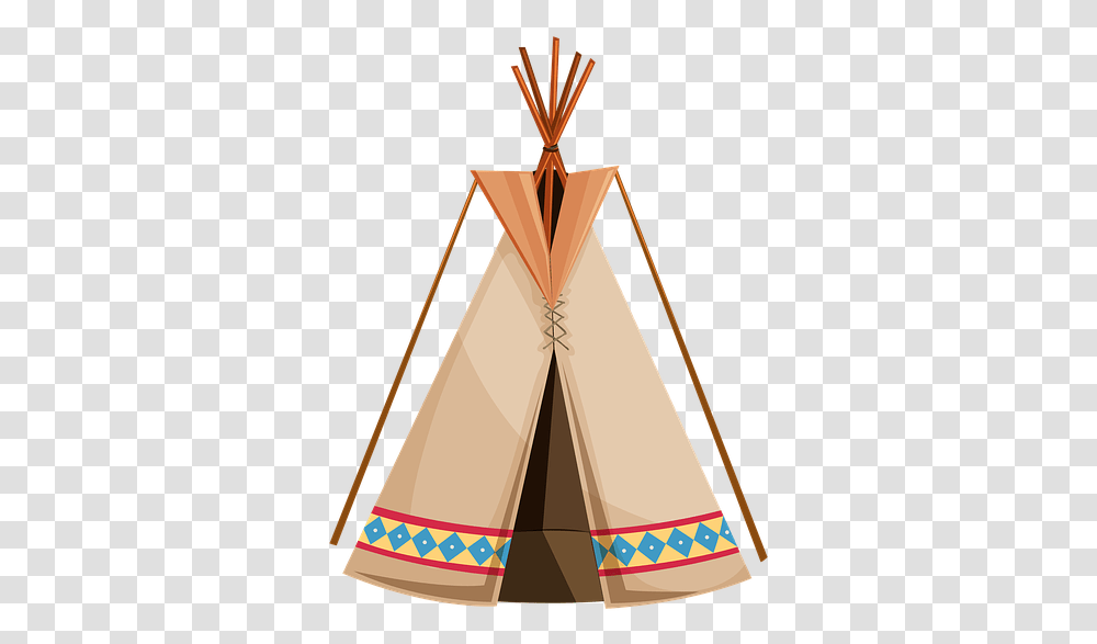 Tepee Historic Tent Zelt Architecture Wood Tree Clipart Teepee, Triangle, Building, Cross Transparent Png