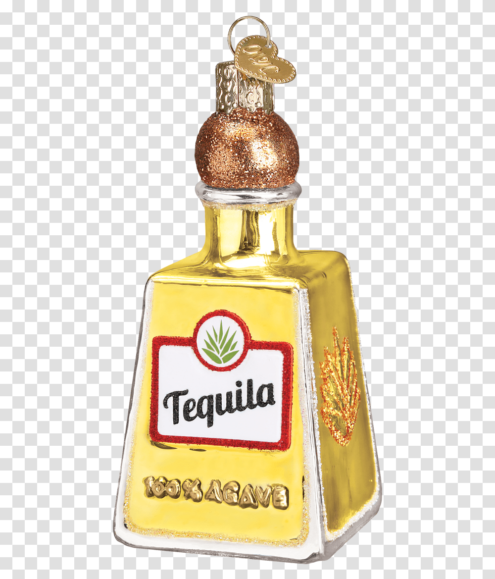 Tequila Bottle Old World Christmas, Liquor, Alcohol, Beverage, Drink Transparent Png