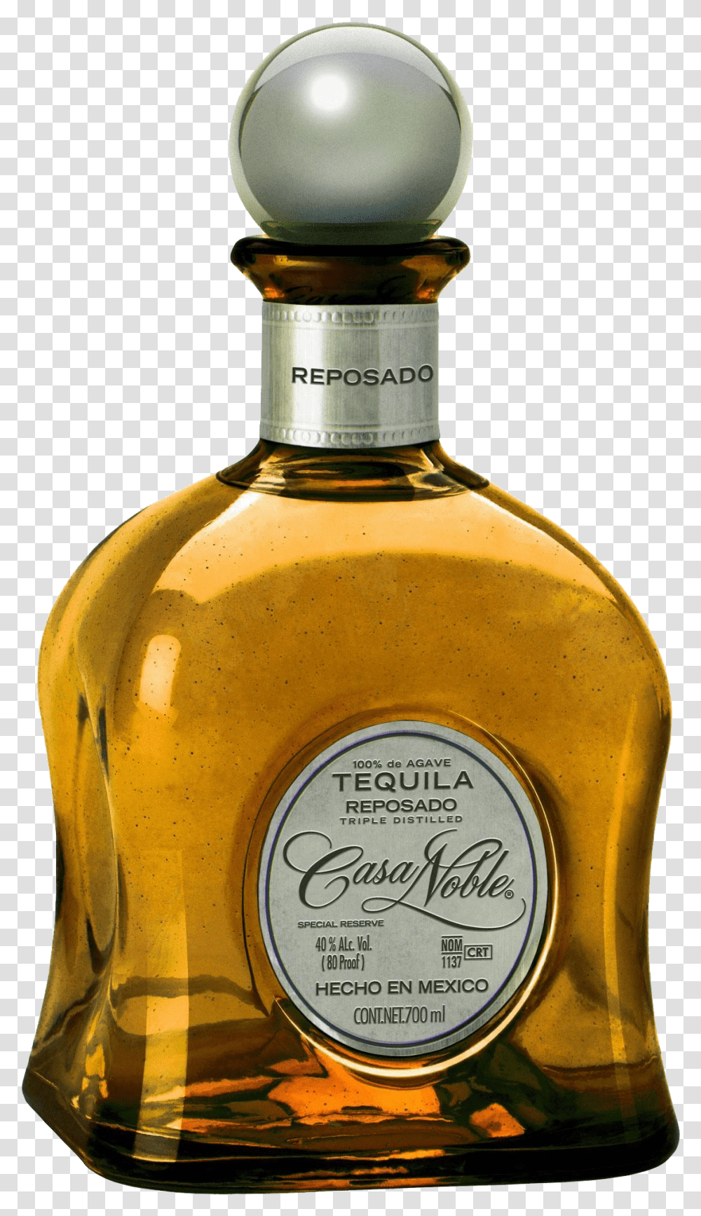 Tequila Casa Noble Tequila Reposado, Liquor, Alcohol, Beverage, Drink Transparent Png