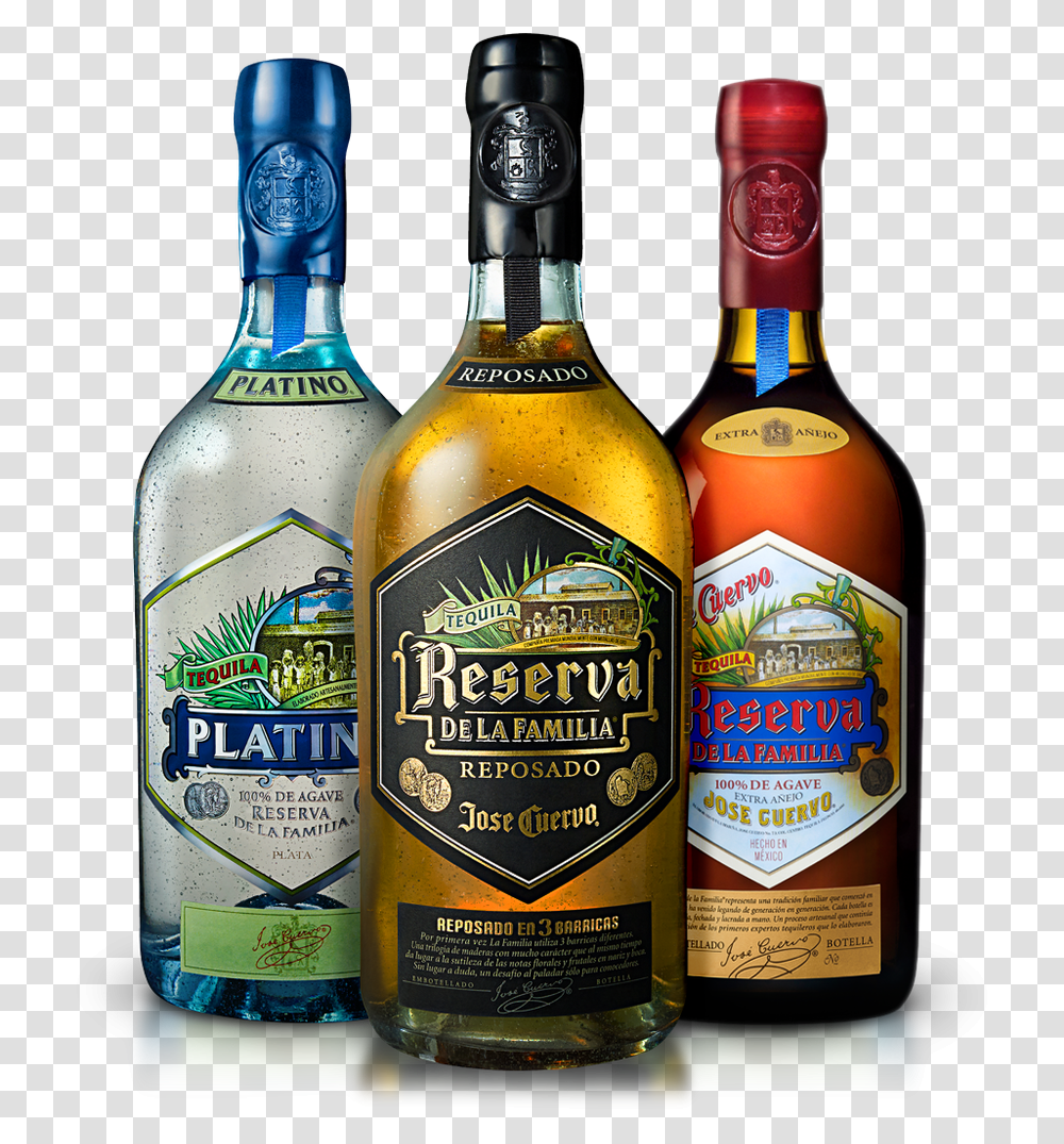 Tequila Cuervo Reserva De La Familia Reposado, Liquor, Alcohol, Beverage, Drink Transparent Png