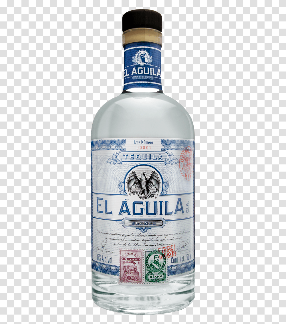 Tequila El Aguila Cristalino, Beverage, Drink, Liquor, Alcohol Transparent Png