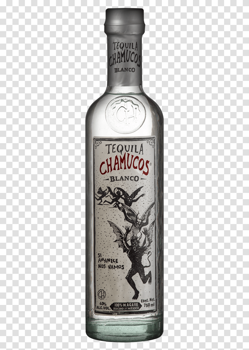Tequila Los Chamucos, Liquor, Alcohol, Beverage, Drink Transparent Png