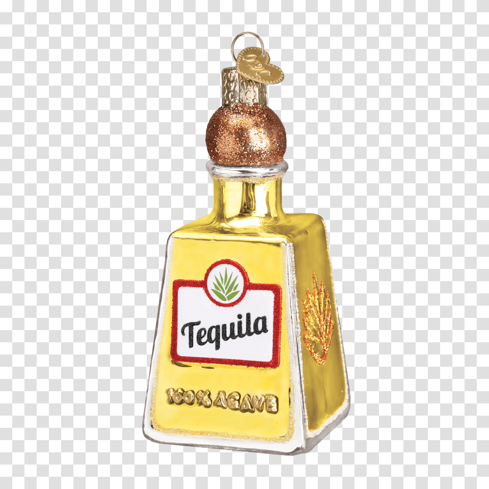 Tequila Ornament Liquor Ornament Christmas, Bottle, Alcohol, Beverage, Drink Transparent Png