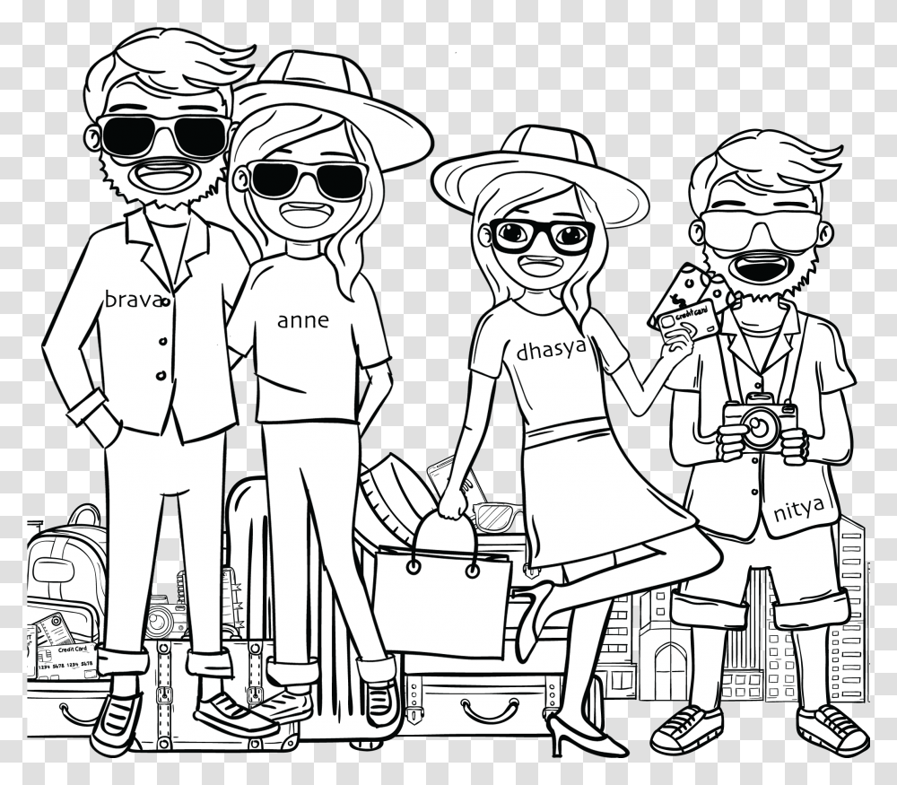 Tequila Shots For The Soul Line Art, Sunglasses, Person, People, Drawing Transparent Png