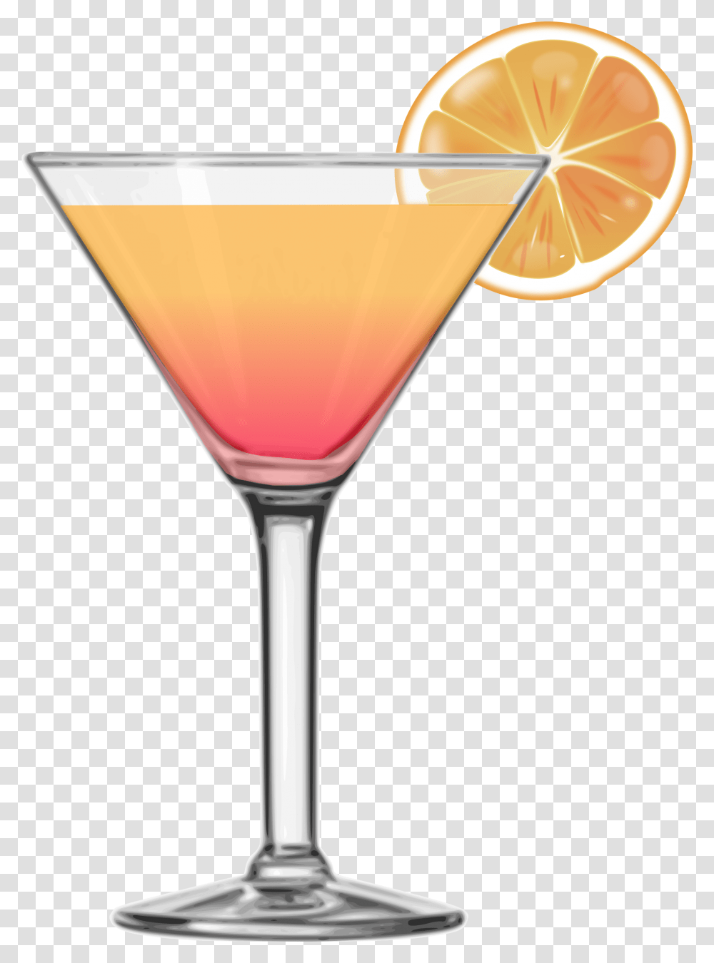 Tequila Sunrise Cocktail Big Clip Art Cocktail Glass, Alcohol, Beverage, Drink, Lamp Transparent Png