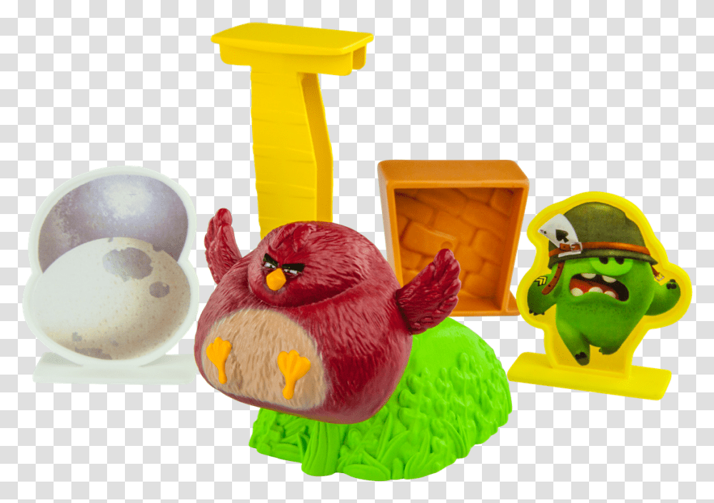Terence Angry Birds Movie Happy Meal, Toy, Egg, Food, Sweets Transparent Png