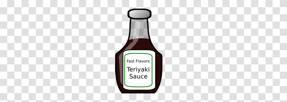 Teriyaki Sauce Bottle Clip Art, Label, Ketchup, Food Transparent Png