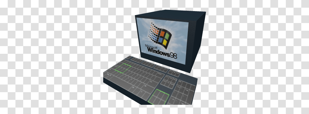 Terminal Computer Running Microsoft Windows 98 Roblox Personal Computer, Electronics, Pc, Solar Panels, Electrical Device Transparent Png