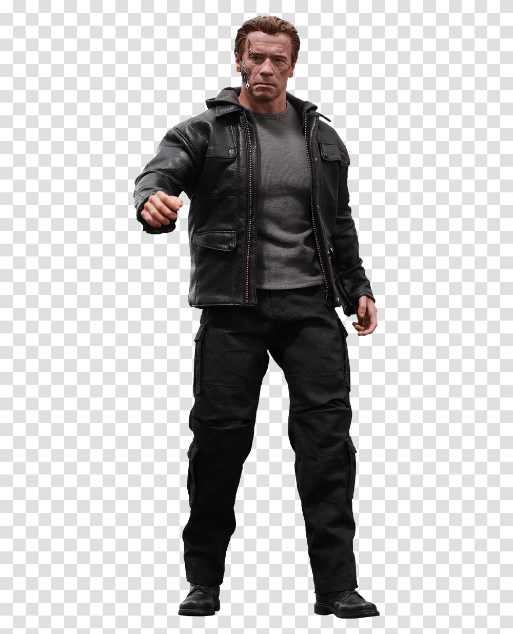 Terminator Arnold Arnold Schwarzenegger Terminator, Apparel, Jacket, Coat Transparent Png