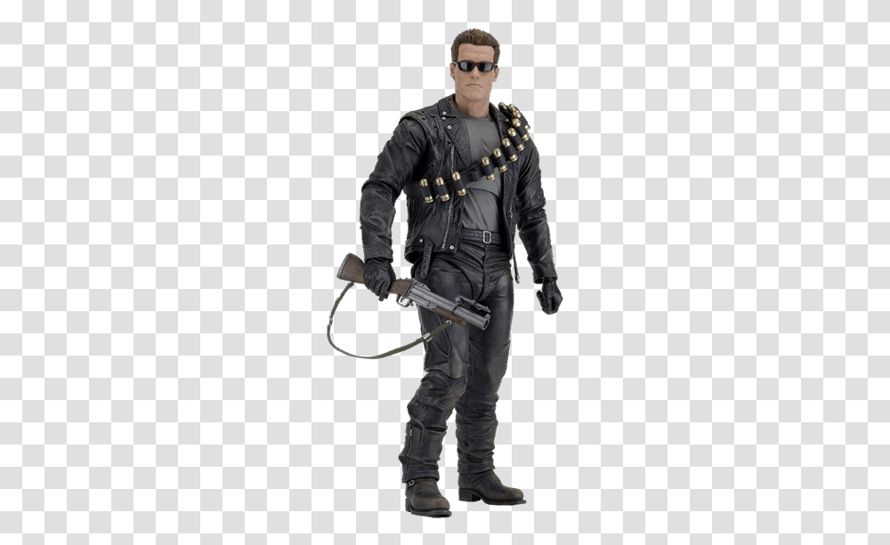 Terminator Arnold, Person, Sunglasses, Weapon Transparent Png