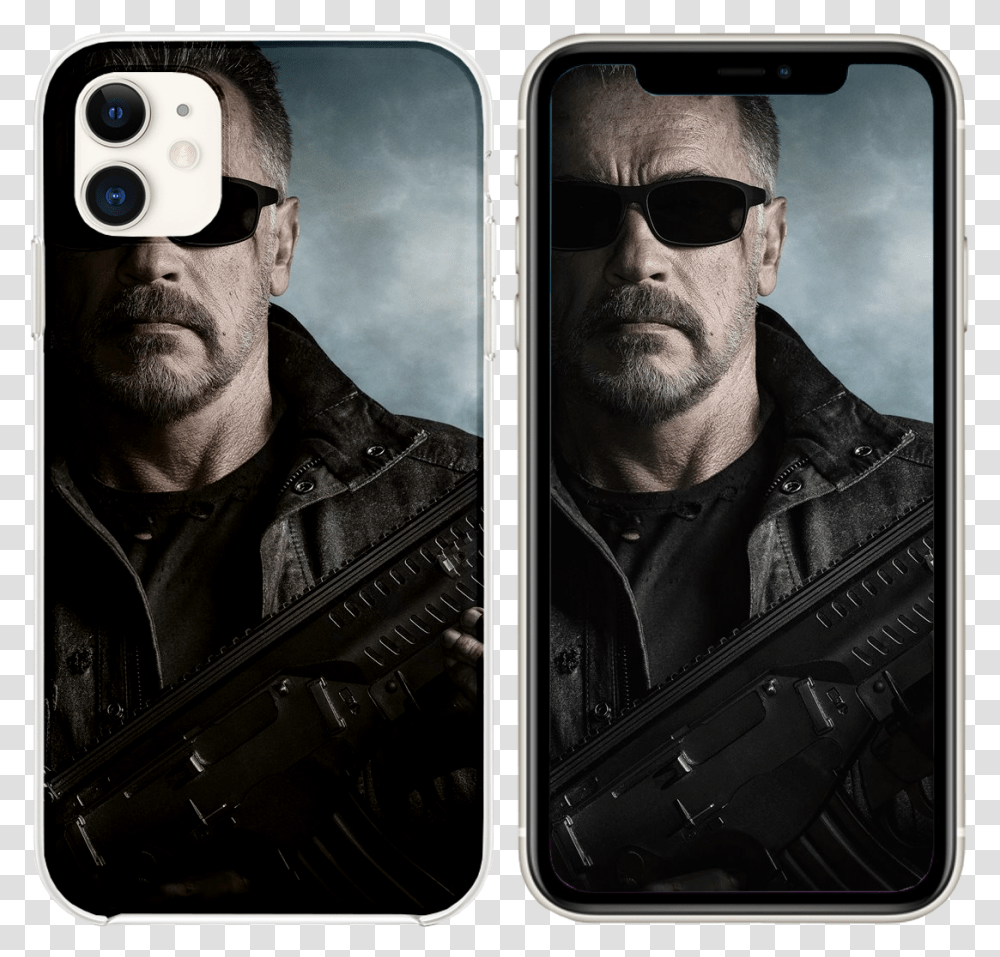 Terminator Arnold, Sunglasses, Person, Face, Man Transparent Png