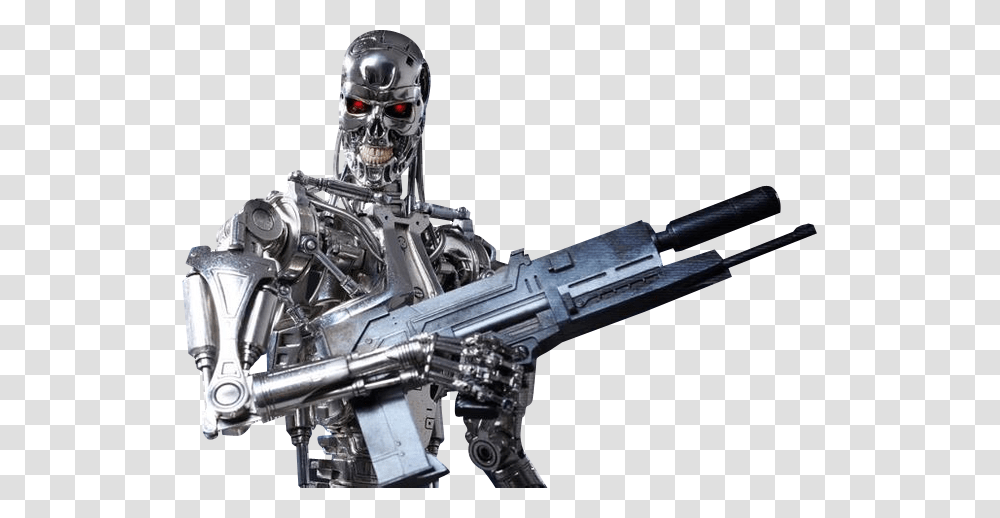 Terminator, Character, Gun, Weapon, Weaponry Transparent Png