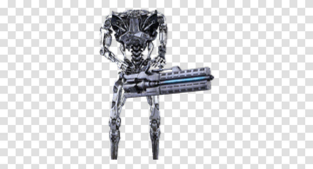 Terminator Clipart Hand Draw The Terminator Robot, Weapon, Weaponry, Gun, Minecraft Transparent Png