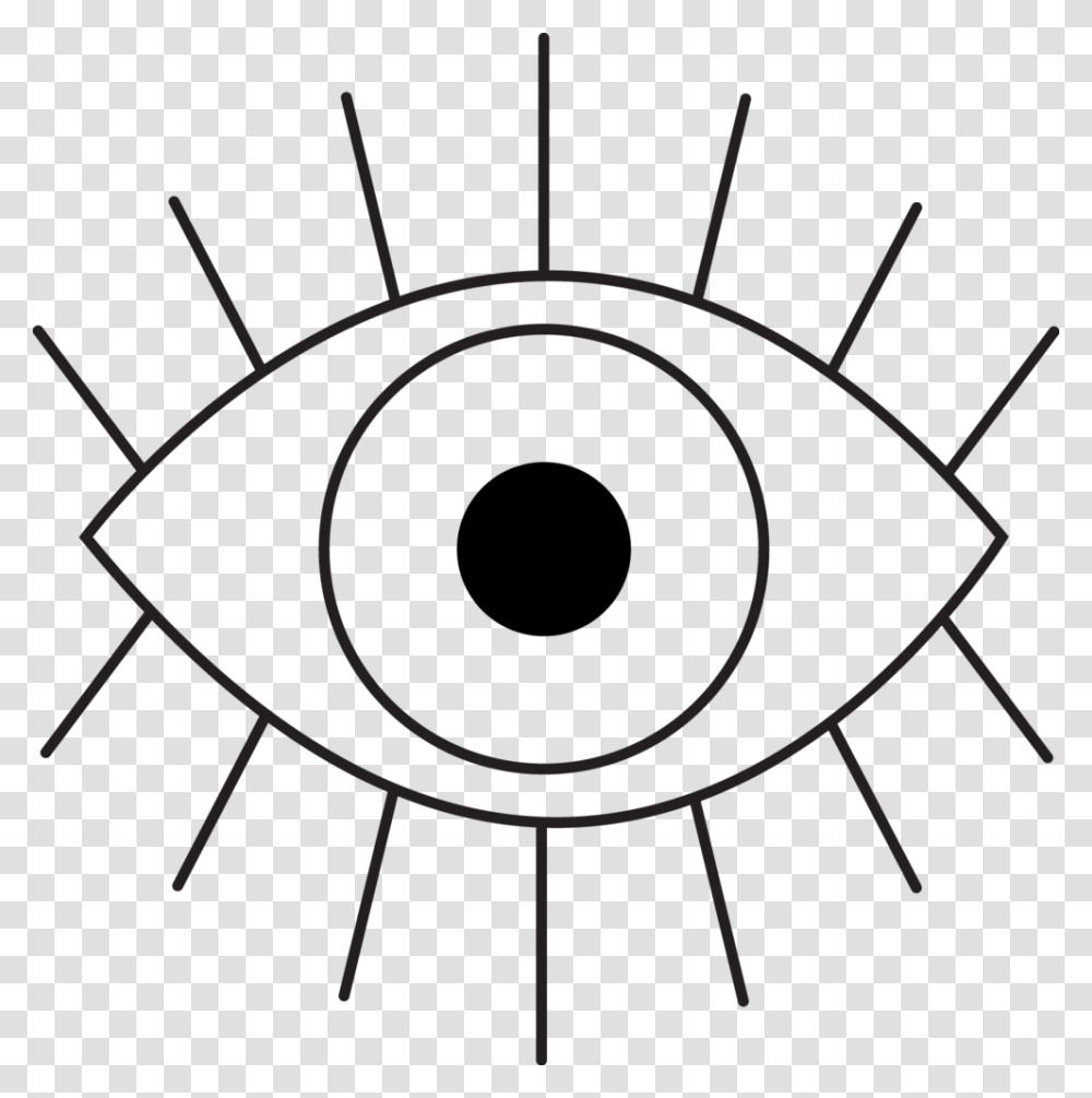 Terminator Eye Download Eye With Lines Symbol, Lamp, Stencil, Emblem, Hand Transparent Png