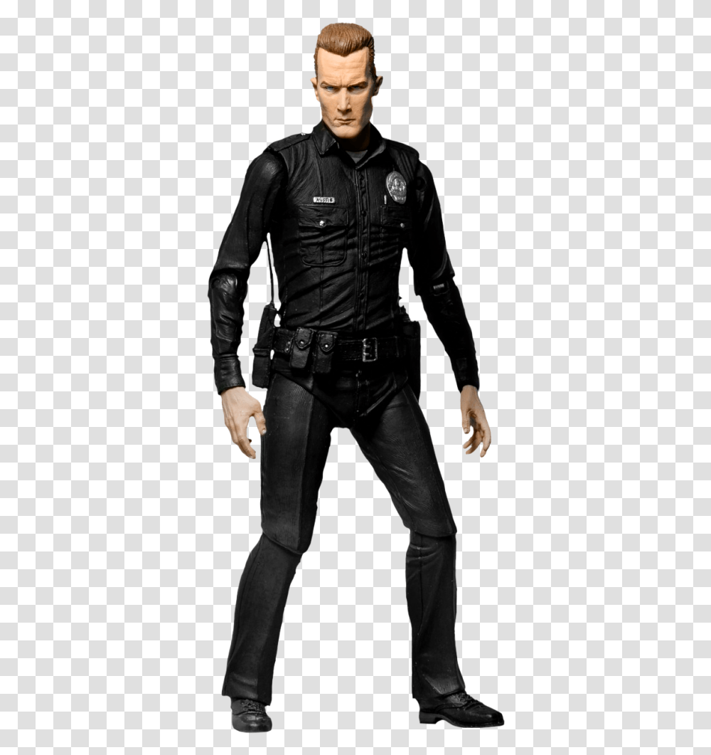 Terminator Eye Terminator T 1000 Figure, Person, Jacket, Coat Transparent Png