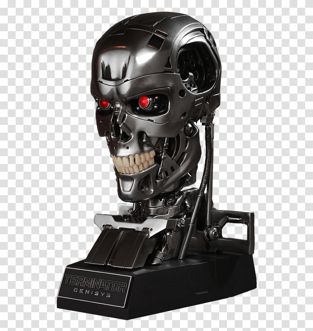 Terminator Genisys, Helmet, Apparel, Robot Transparent Png