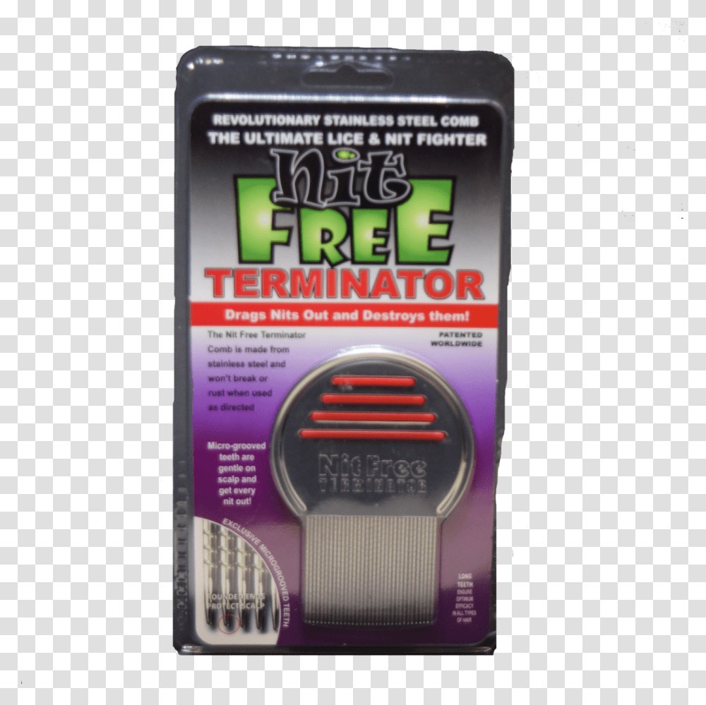 Terminator Metal Lice Comb Instruction, Mobile Phone, Electronics, Cell Phone, Poster Transparent Png