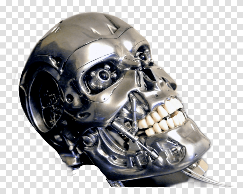 Terminator Motorcycle Helmet, Apparel, Vehicle, Transportation Transparent Png
