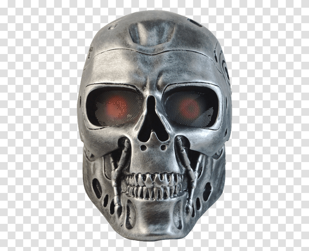Terminator Robot Masque, Helmet, Apparel, Crash Helmet Transparent Png