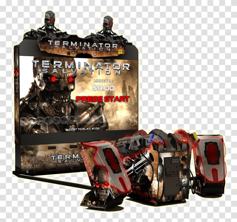 Terminator Salvation Game Arcade, Machine, Motor, Toy, Engine Transparent Png