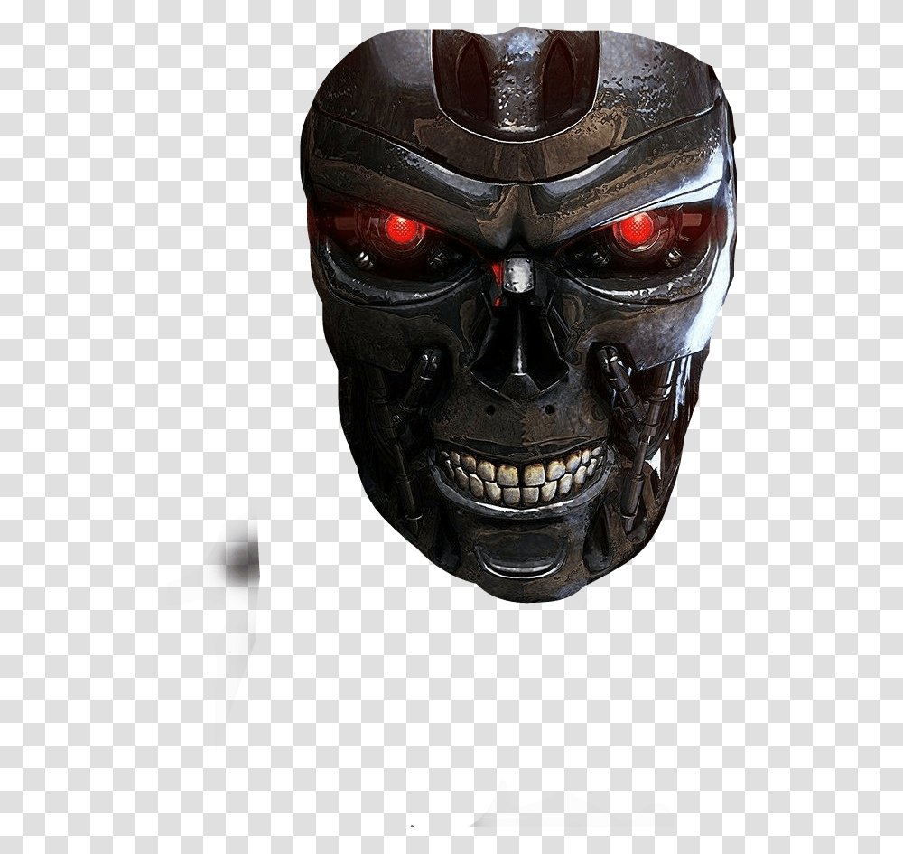 Terminator T 800 Terminator Art, Helmet, Apparel Transparent Png