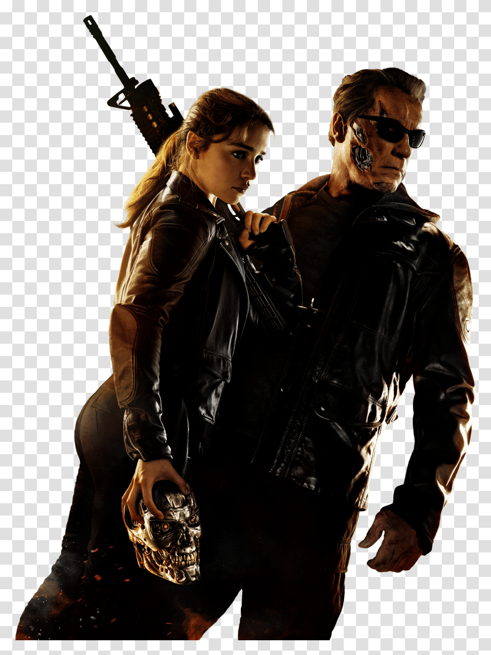 Terminator Trying To Find Some Good Promo Shots Emiliaclarke Transparent Png