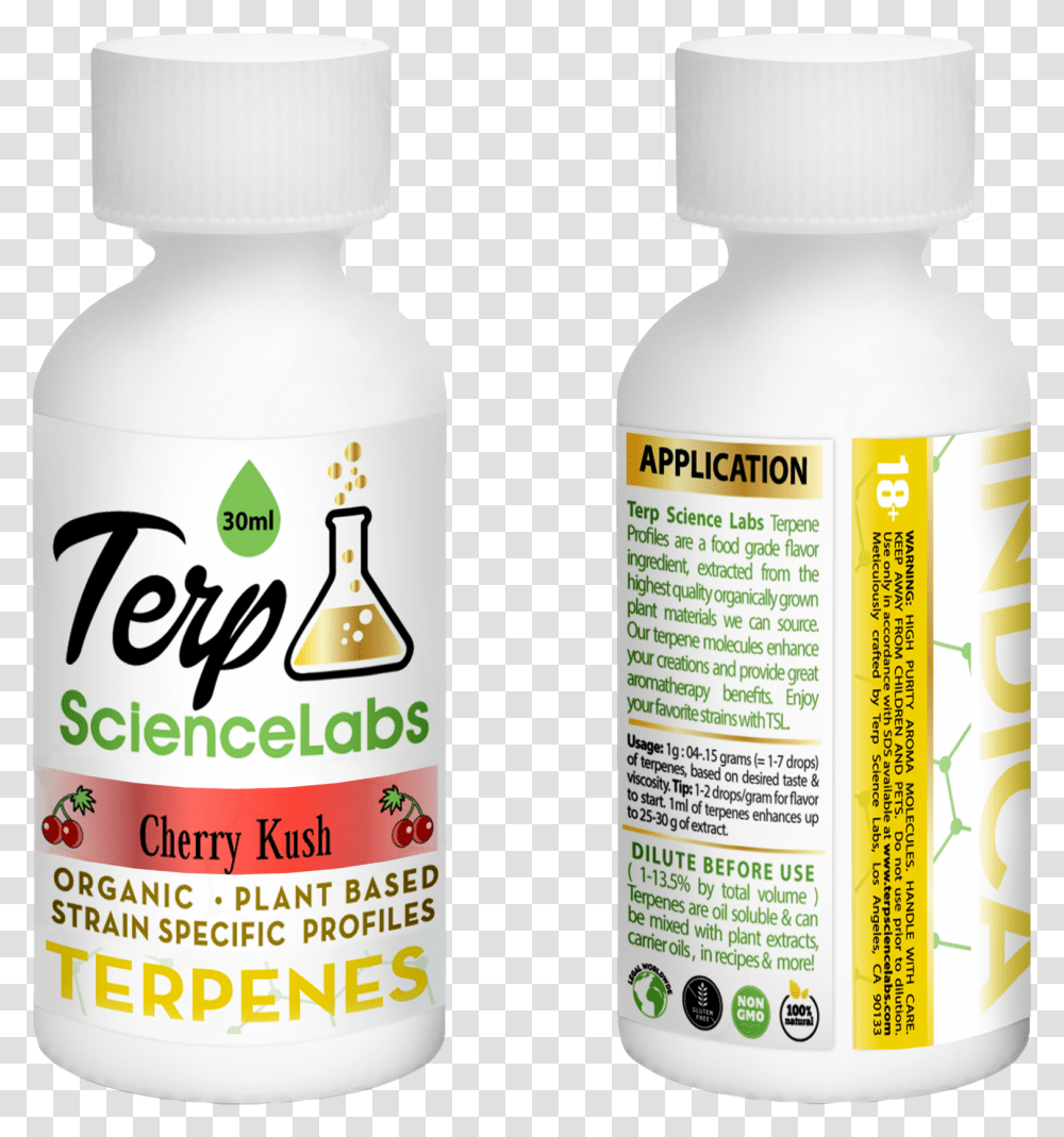 Terp Science Labs, Bottle, Label, Can Transparent Png