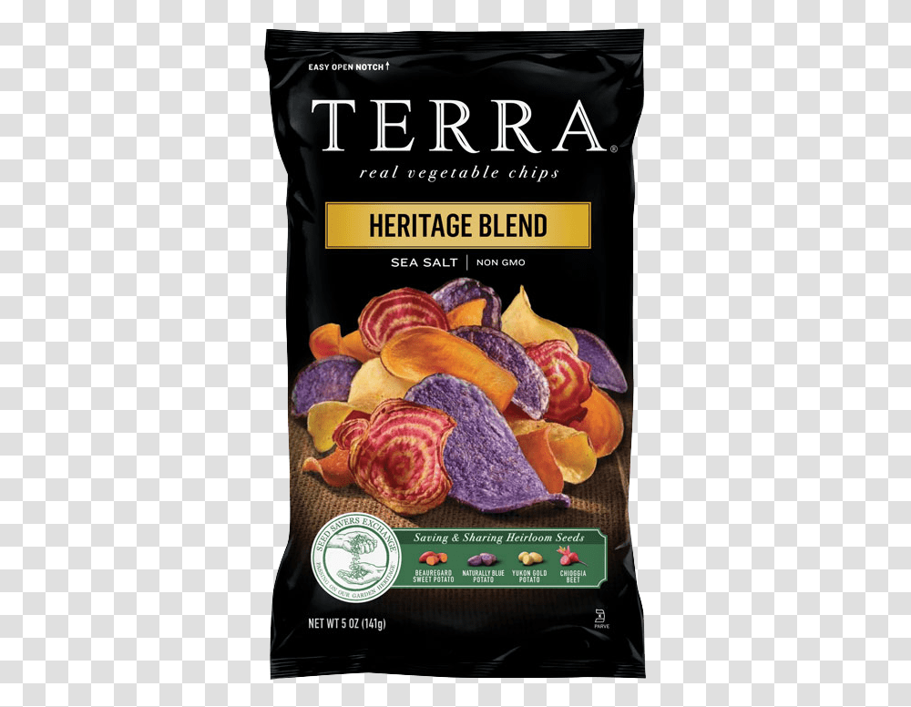 Terra Sweet Potato Chips, Advertisement, Plant, Poster Transparent Png