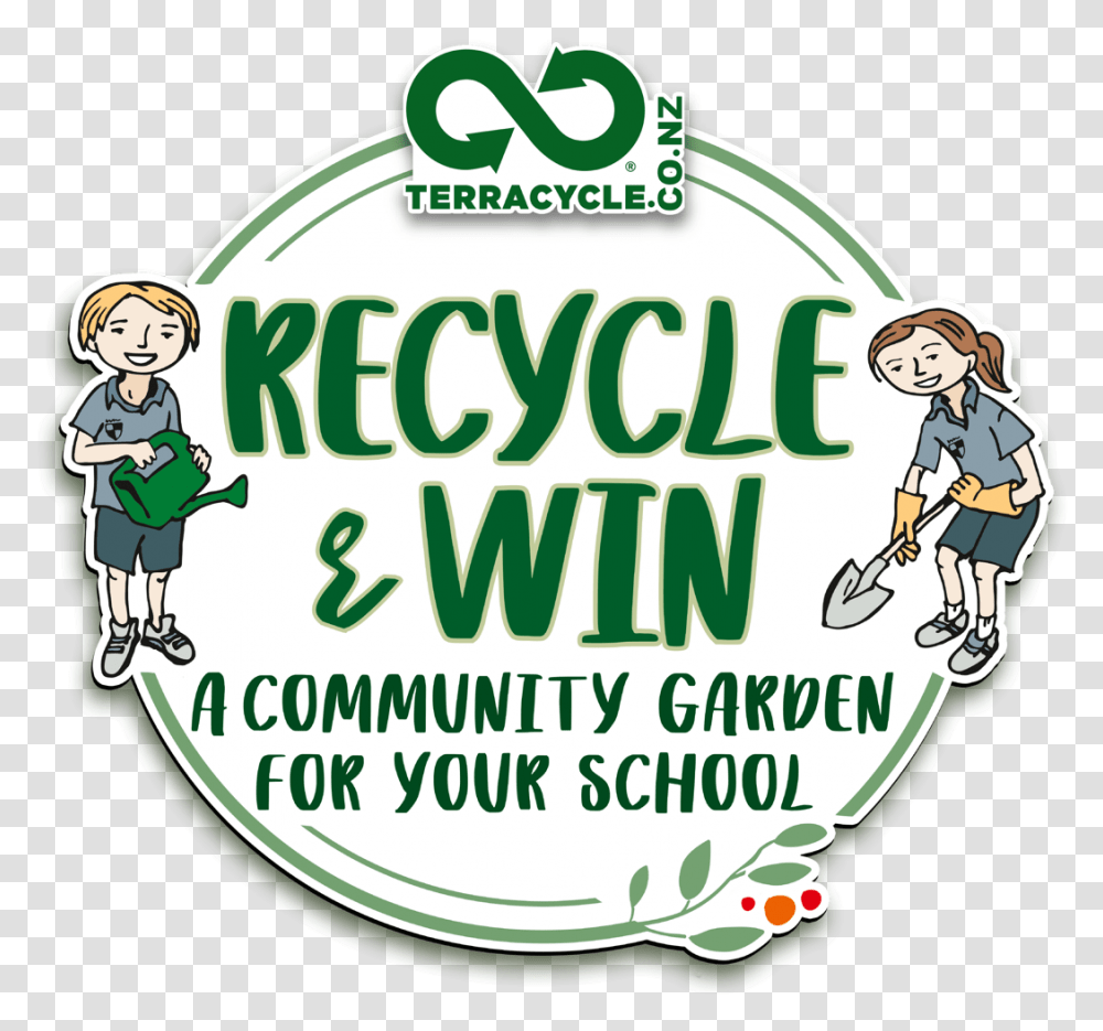 Terracycle Recycling Programmes, Label, Text, Person, Poster Transparent Png