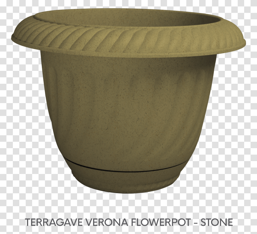Terragave Verona Flowerpot Flowerpot, Milk, Beverage, Potted Plant, Vase Transparent Png