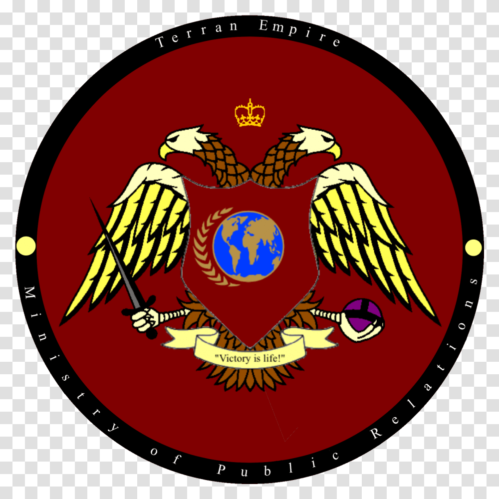 Terran Empire Terranterblx Twitter Byzantine Eagle, Poster, Advertisement, Logo, Symbol Transparent Png