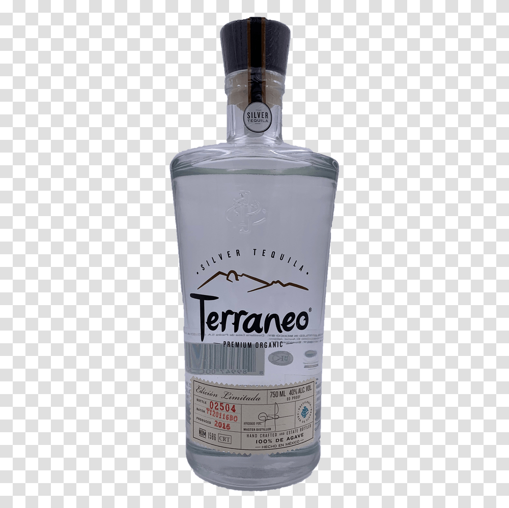 Terraneo Silver Premium Organic Tequila Vodka, Liquor, Alcohol, Beverage, Drink Transparent Png