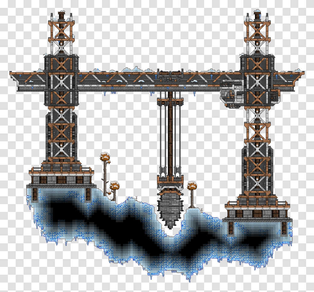 Terraria Drill Base, Architecture, Building, Nature, Outdoors Transparent Png