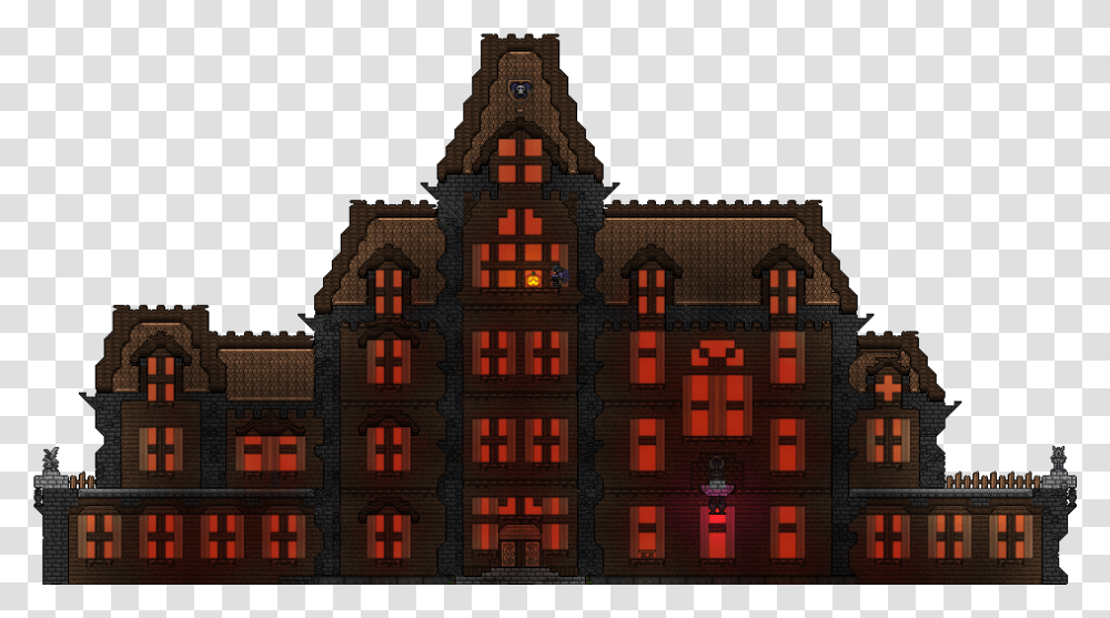 Terraria Haunted House Download Terraria Haunted House, Building, Mansion, Housing, Architecture Transparent Png