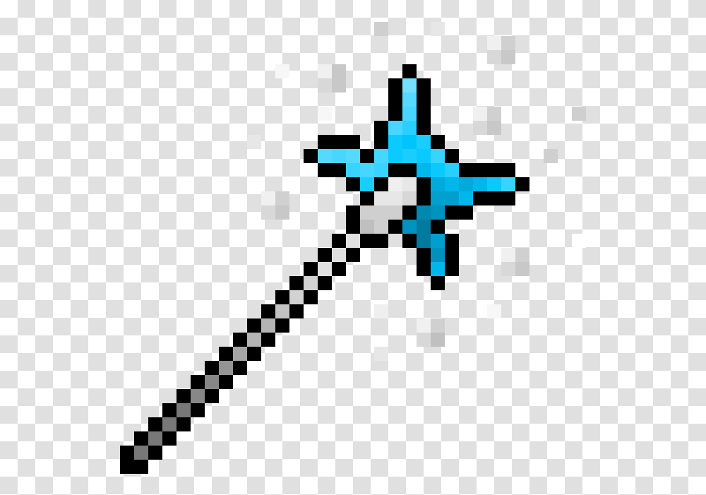 Terraria Icon Trident Pixel Art, Architecture, Building, Rug, Wand Transparent Png