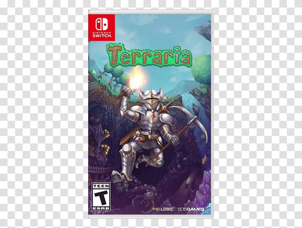 Terraria Switch Cover, Knight, Poster, Advertisement, Legend Of Zelda Transparent Png