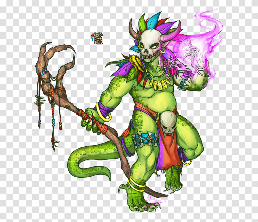 Terraria Witch Doctor, Person, Human, Toy, Sport Transparent Png