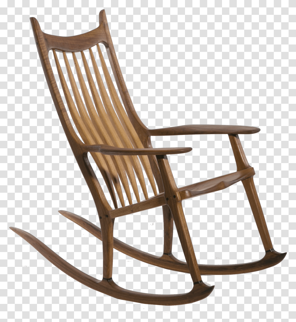 Terrasse En Ville Immobilier Sam Maloof Rocking Chair Template, Furniture Transparent Png