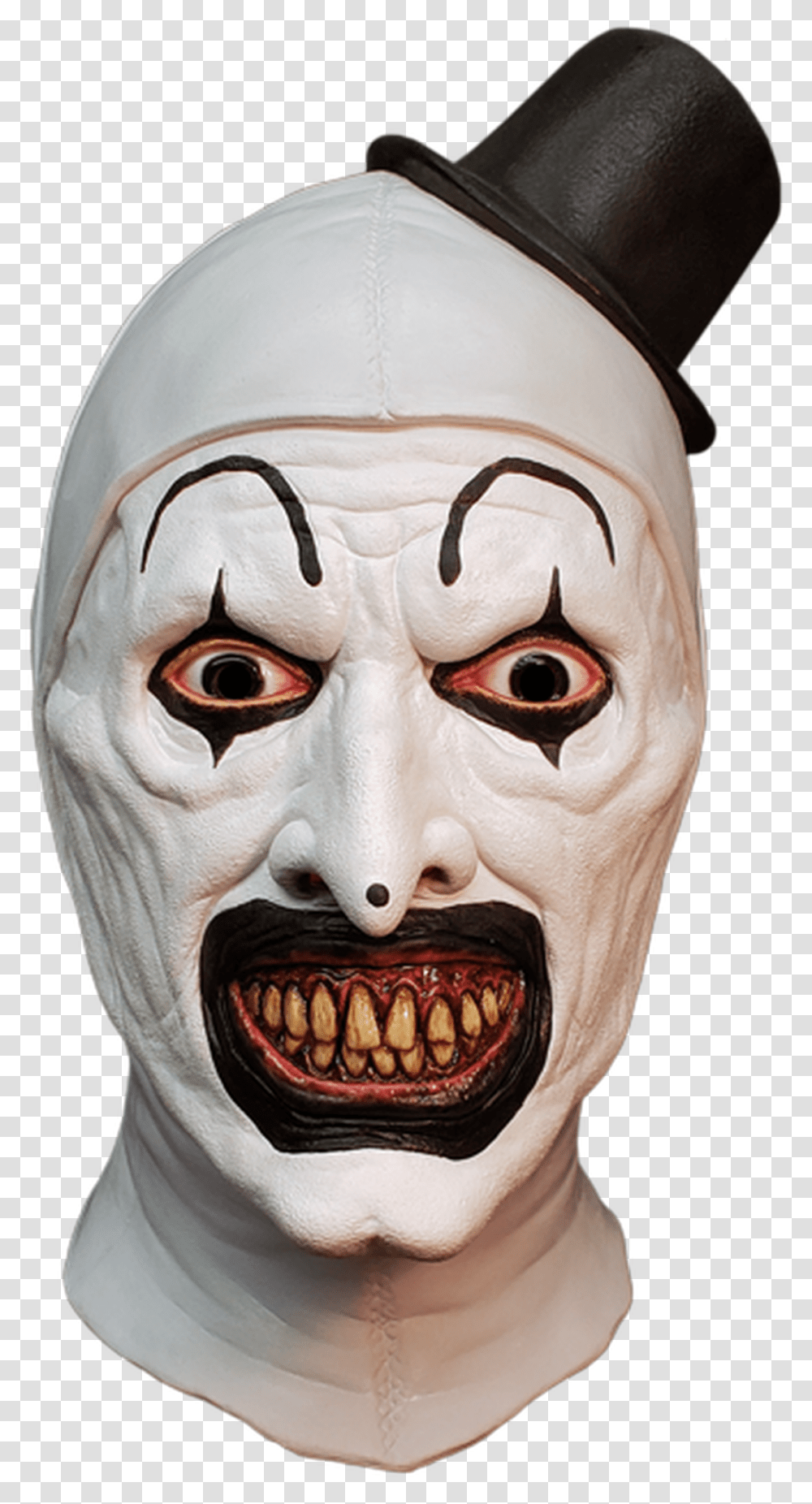Terrifier Mask, Person, Human, Head Transparent Png