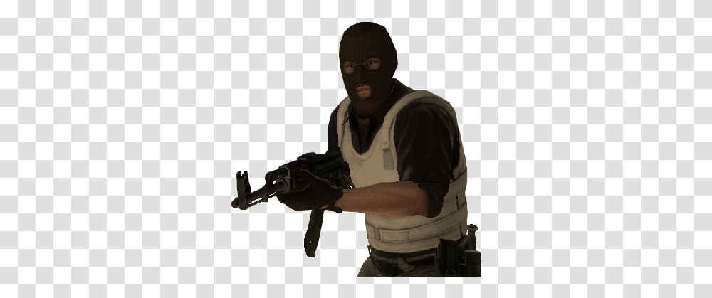 Terrorist Csgo, Person, Human, Weapon, Weaponry Transparent Png