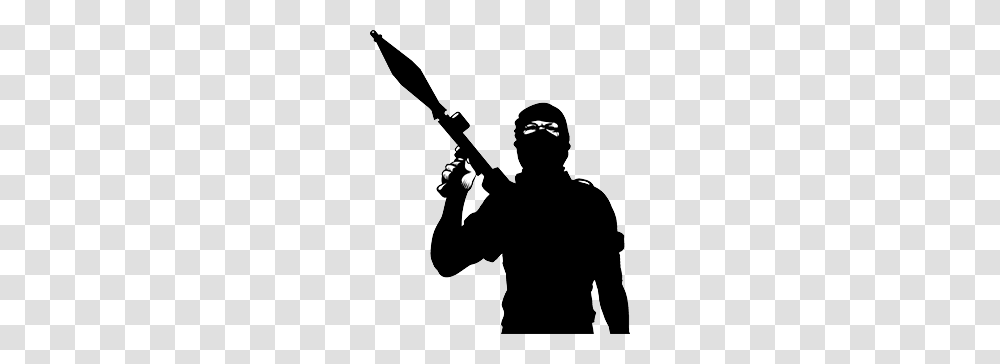 Terrorist, Person, Human, Ninja, Silhouette Transparent Png