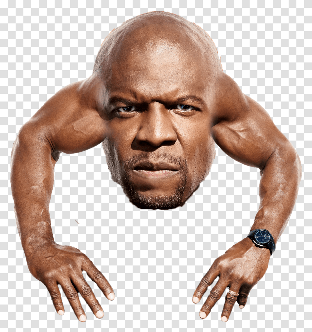 Terry Crews Full Body, Face, Person, Human, Finger Transparent Png