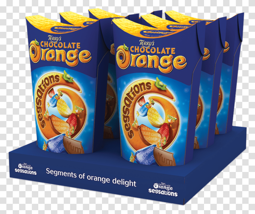 Terry S Chocolate Orange Segsations 300g Terry's Chocolate Segsations Tin, Snack, Food, Crowd, Bazaar Transparent Png