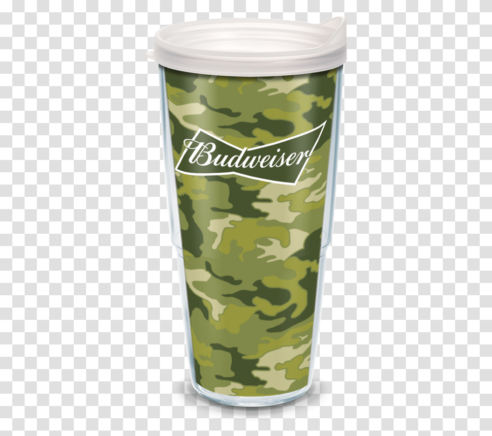 Tervis Budweiser Camo Wrap Pint Glass, Military, Military Uniform, Bottle, Beverage Transparent Png